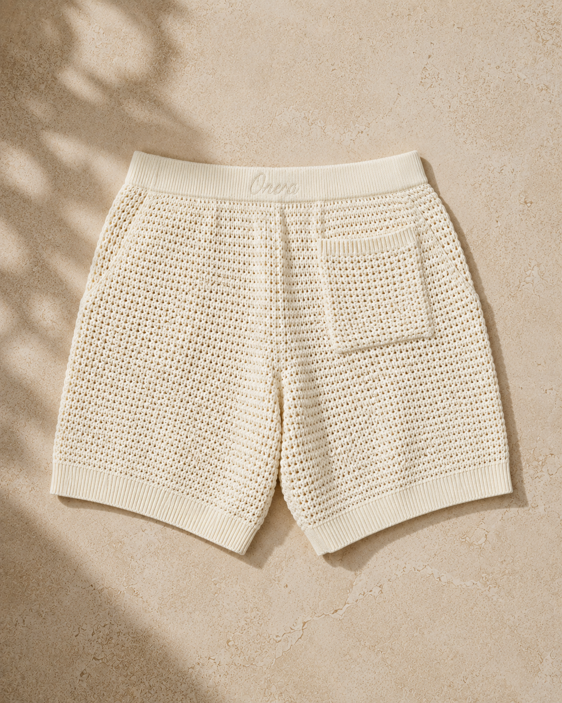 Riviera Knit Shorts- Ivory