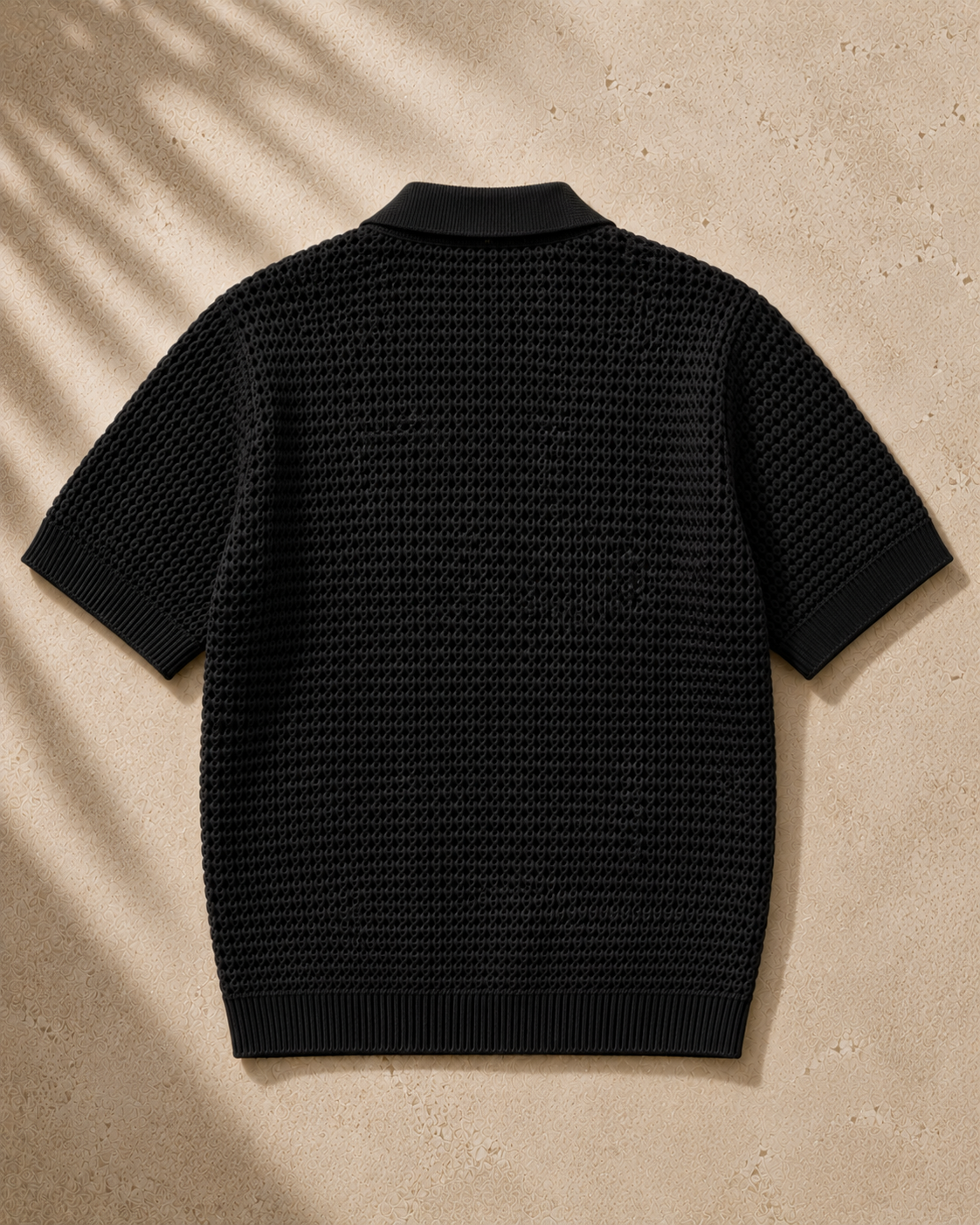 Riviera Knit Polo - Black