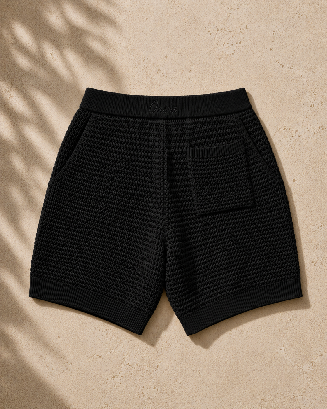 Riviera Knit Shorts- Black
