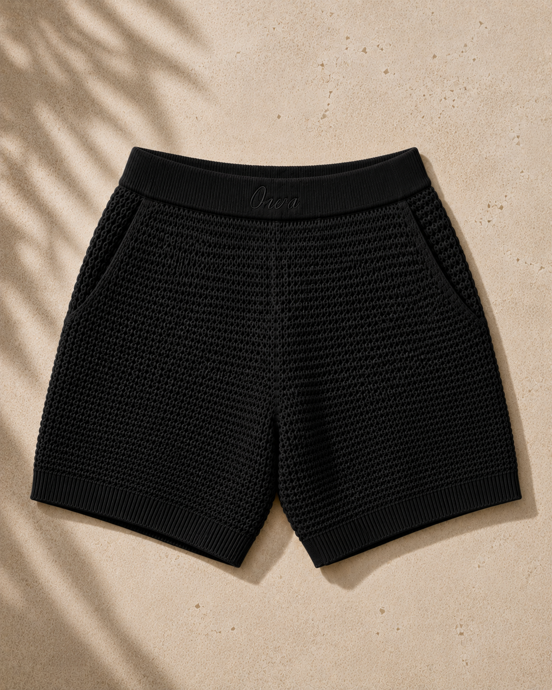 Riviera Knit Shorts- Black