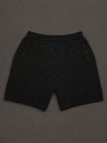 Midnight Black Crochet Shorts